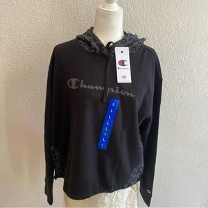 COPY - ⚡️Champion Ladies' Lightweight Jersey Hoodie - Black (Large)